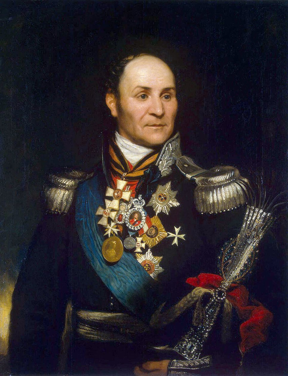 Matvej Ivanovics Platov gróf (1757-1818) portréja (Matvej Ivanovics Platov) peinture de 1814 de Phillips, Thomas (1770-1845) Állami Ermitázs, Szentpétervár alkotó: Thomas Phillips