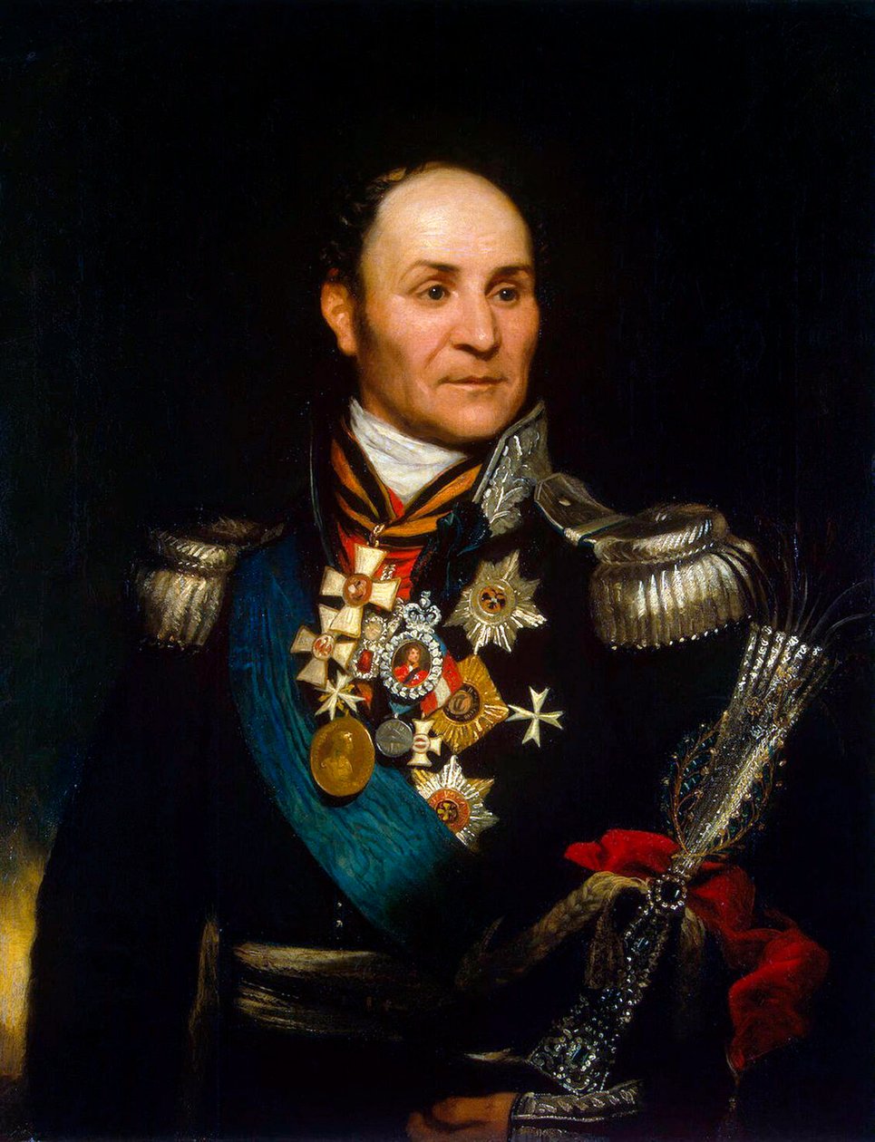 Matvej Ivanovics Platov gróf portréja, 1757-1818, 1814. alkotó: Thomas Phillips