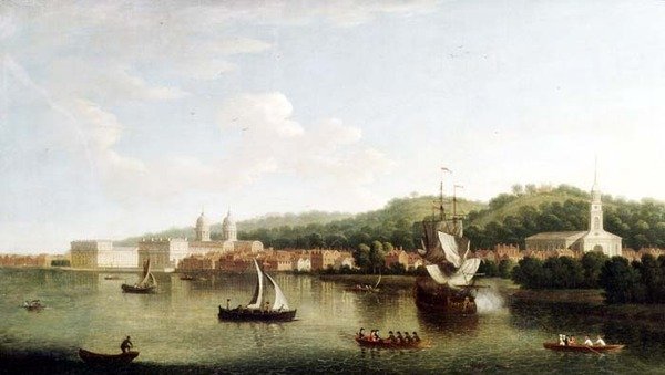 Greenwich látképe alkotó: Thomas Priest
