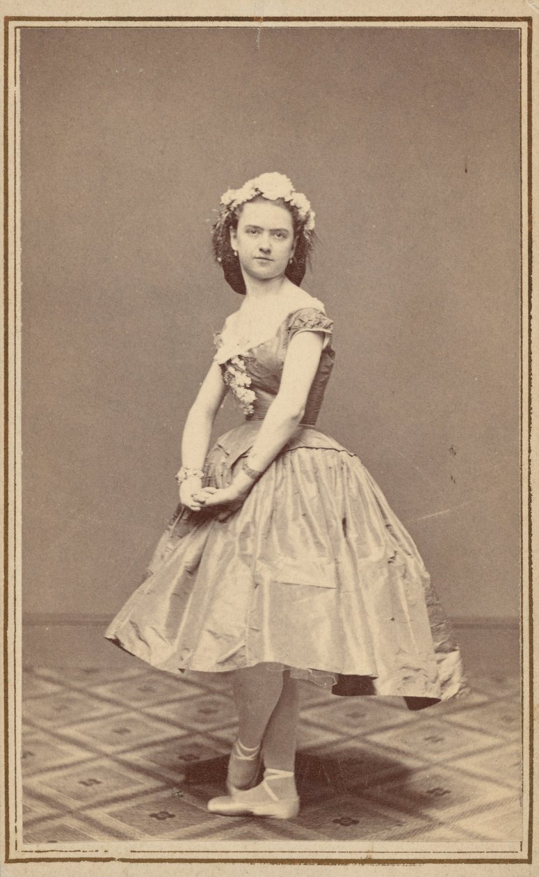 Egy balett-táncosnő portréja,c. 1860 (fotó) alkotó: Thomas Rice Burnham