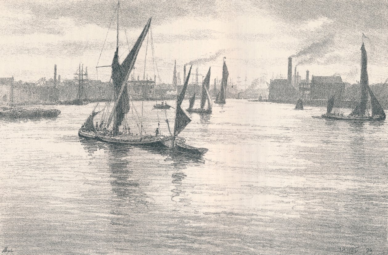 Az alsó medence. 1898 alkotó: Thomas Robert Way