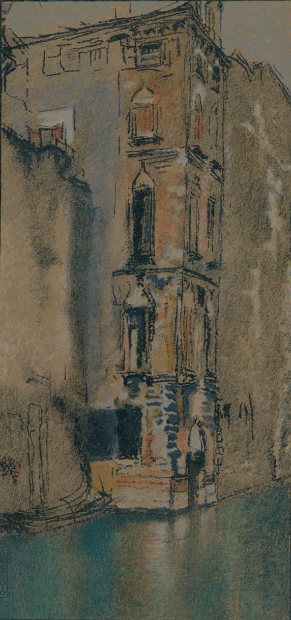 A régi márványterem, Velence, 1904 alkotó: Thomas Robert Way