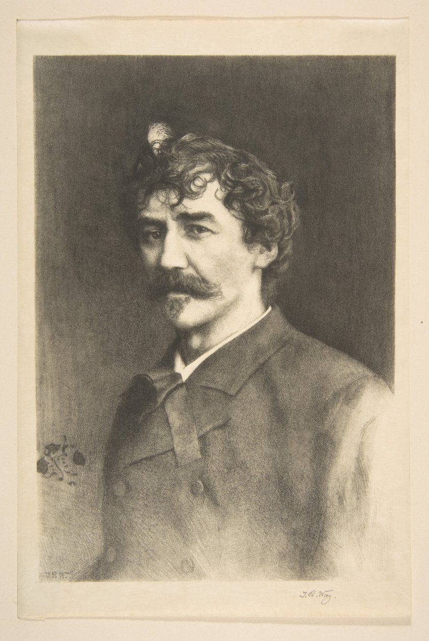 Whistler fehér zárral, dátum nélküli. alkotó: Thomas Robert Way