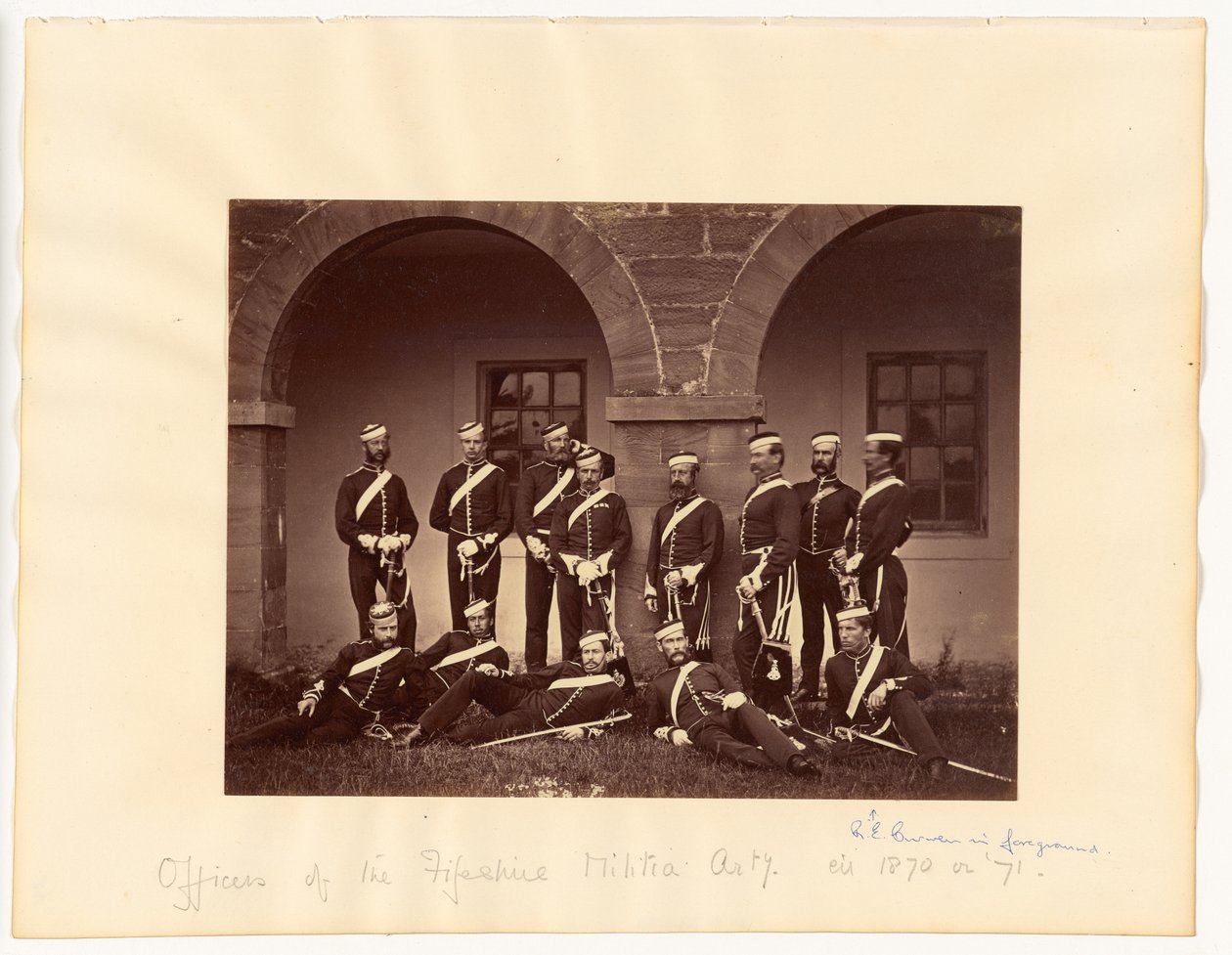 A Fifeshire-i milícia tüzérség tisztjei alkotó: Thomas Rodger