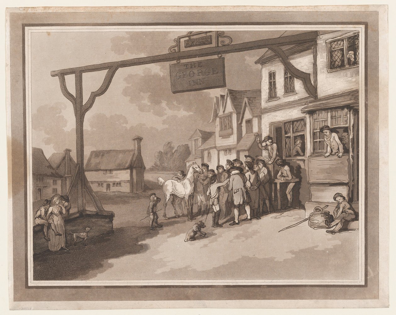 Crawley An Excursion to Brighthelmstone, 1790. június 1., 1790. június 1. Alkotók: Thomas Rowlandson, Samuel Alken. alkotó: Thomas Rowlandson, Samuel Alken