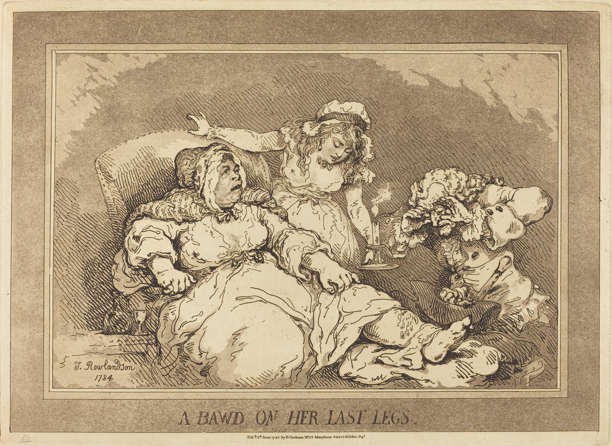 Bowd az utolsó lábán alkotó: Thomas Rowlandson