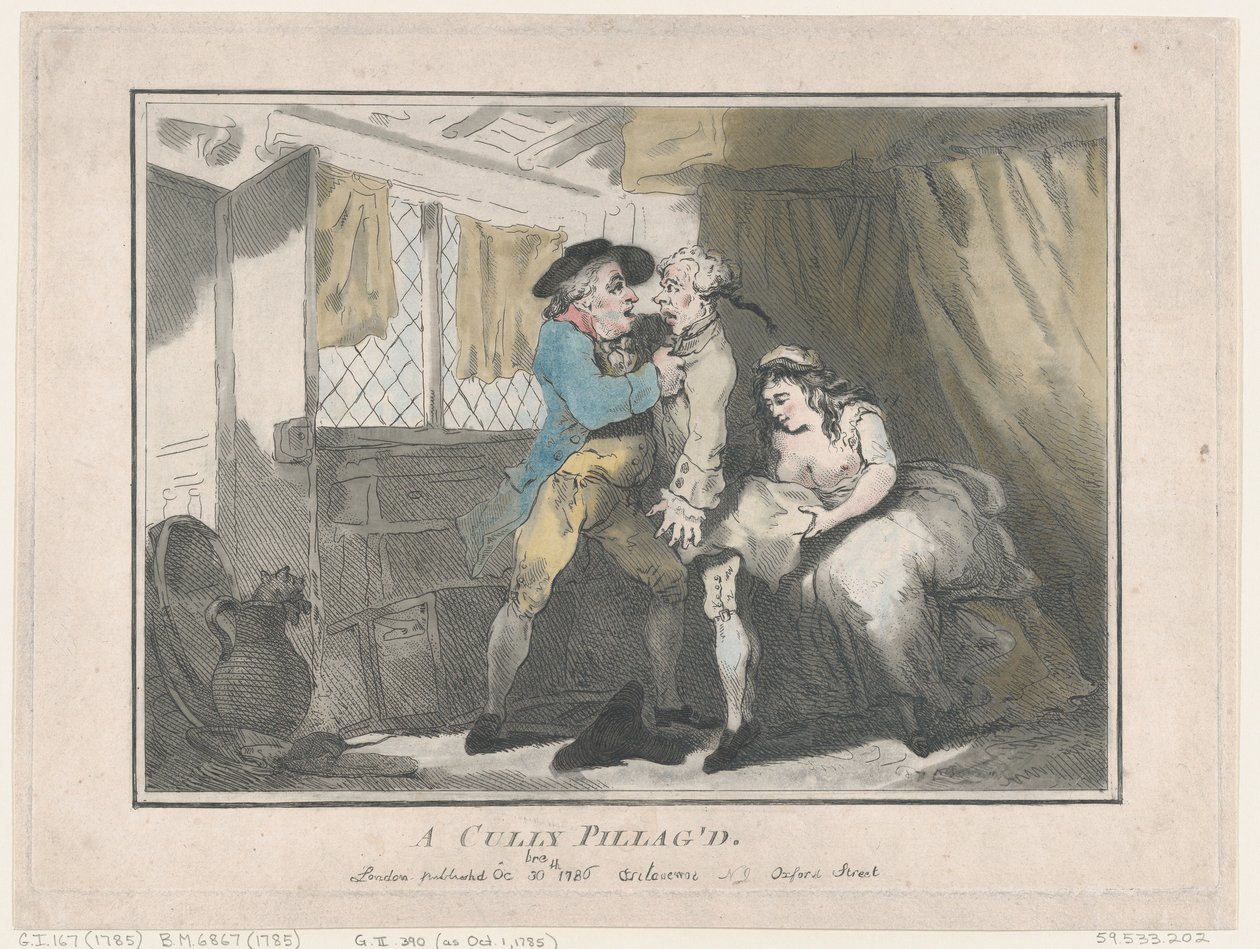 A Cully kifosztva alkotó: Thomas Rowlandson