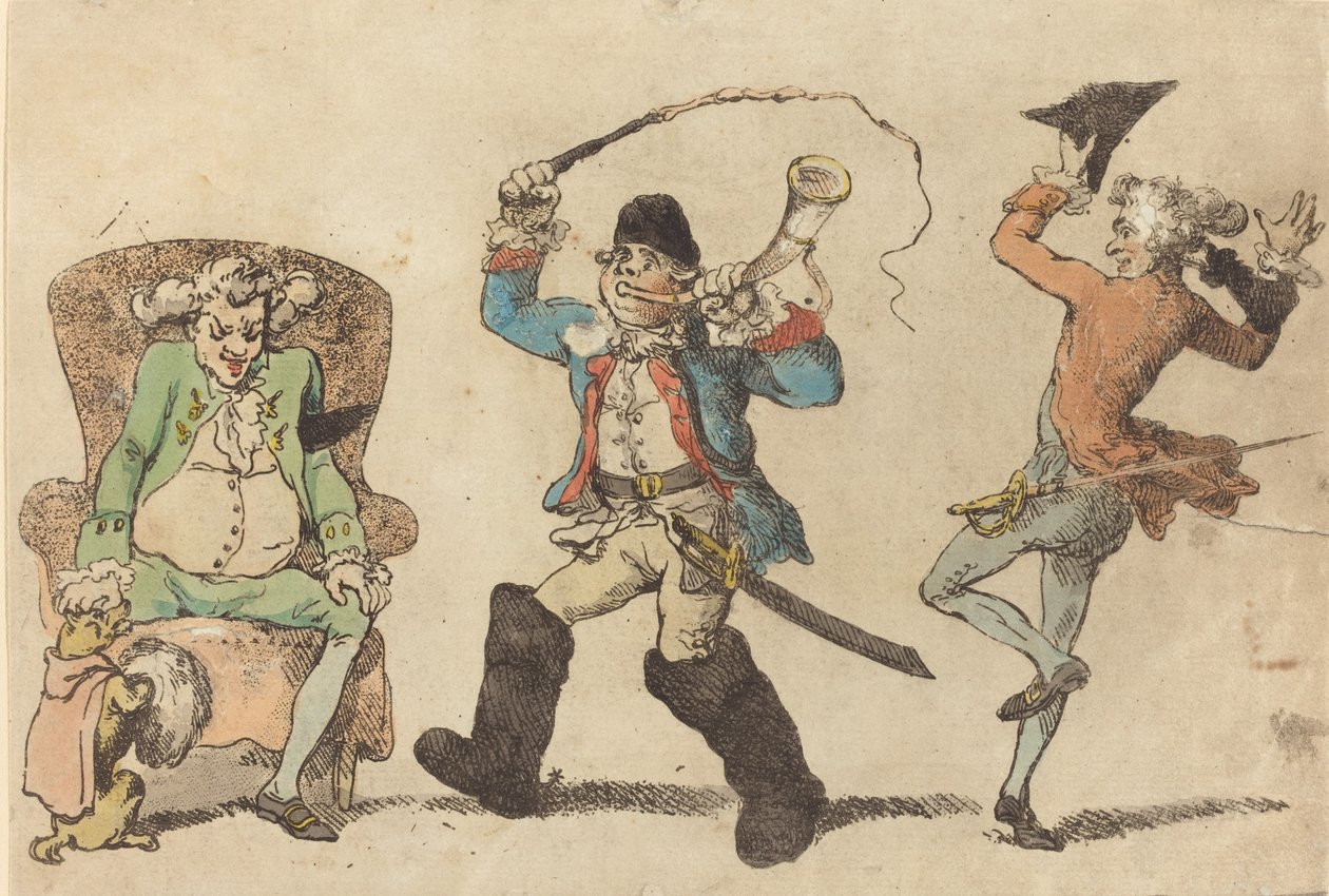 Egy francia 1788 novemberében. alkotó: Thomas Rowlandson