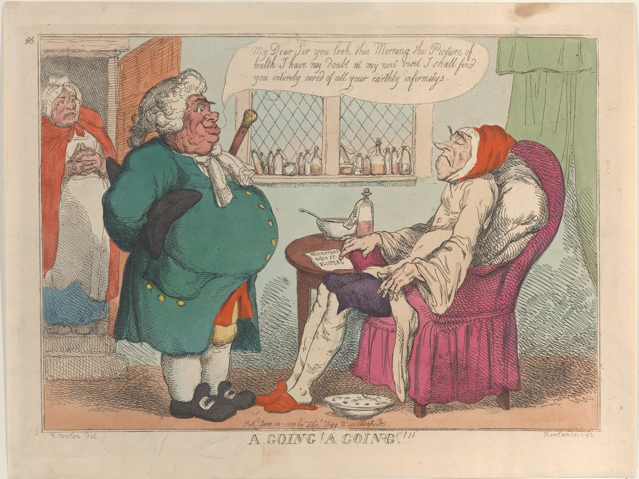 A Going! A Going!!!, 1809. június 10., 1809. június 10. alkotó: Thomas Rowlandson