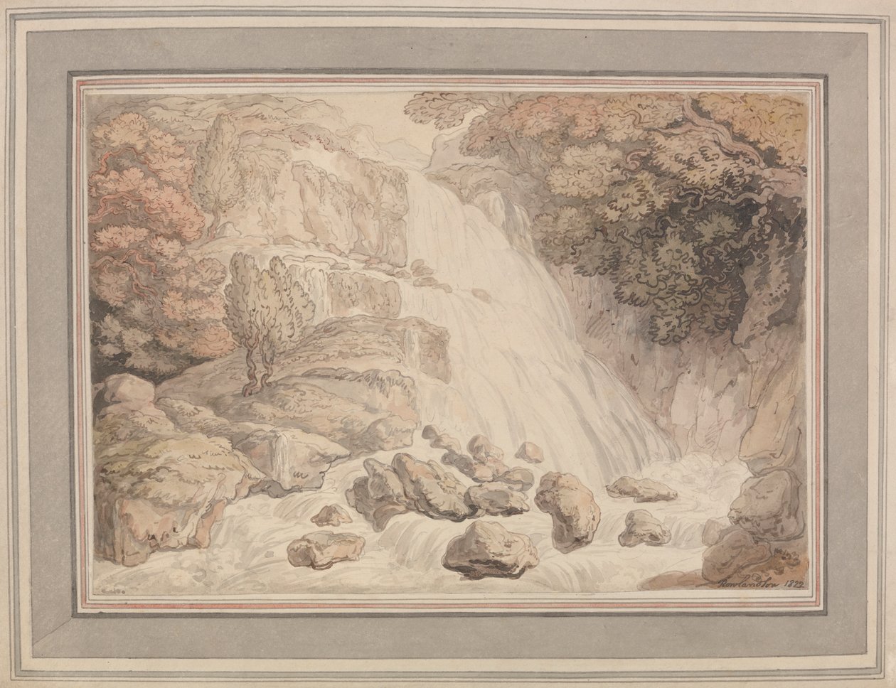 Magas vízesés alkotó: Thomas Rowlandson