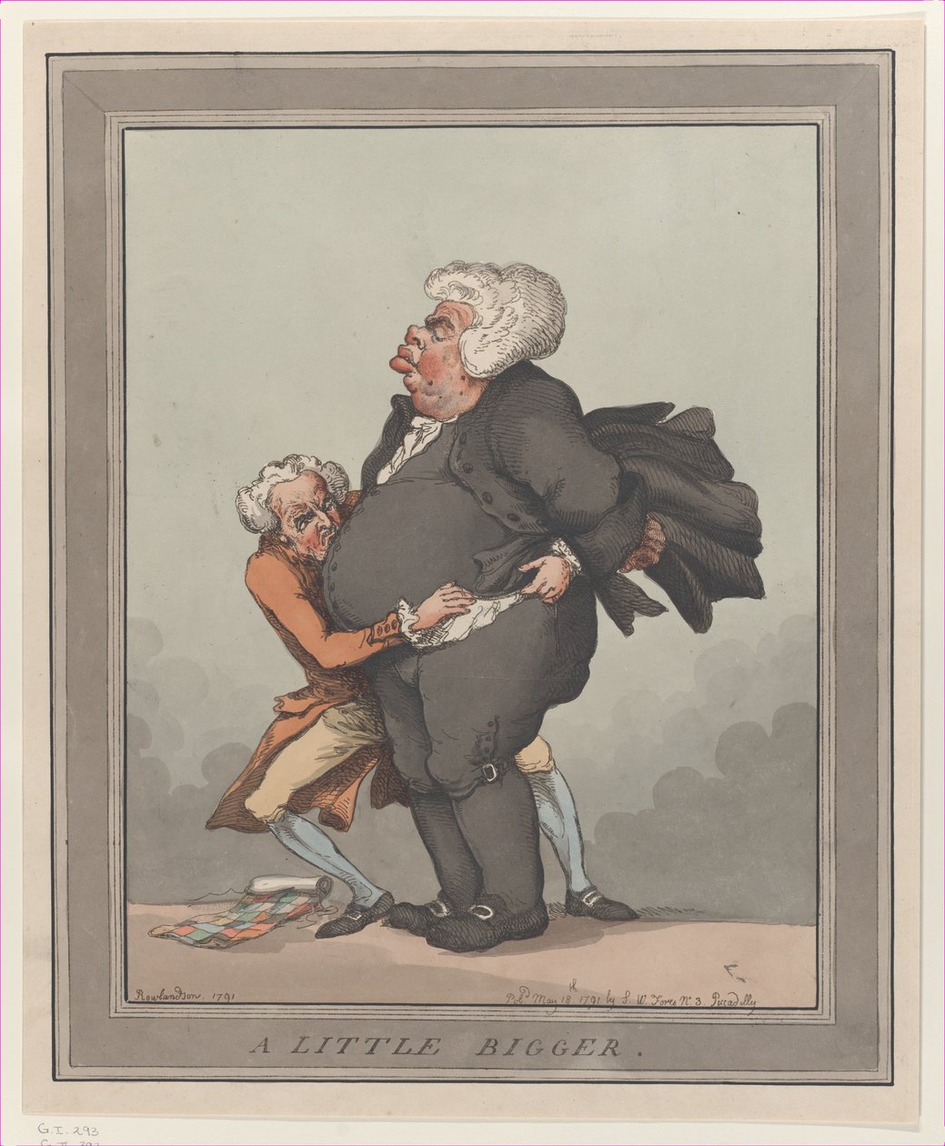 Egy kicsit nagyobb, 1791. május 18., 1791. május 18. alkotó: Thomas Rowlandson