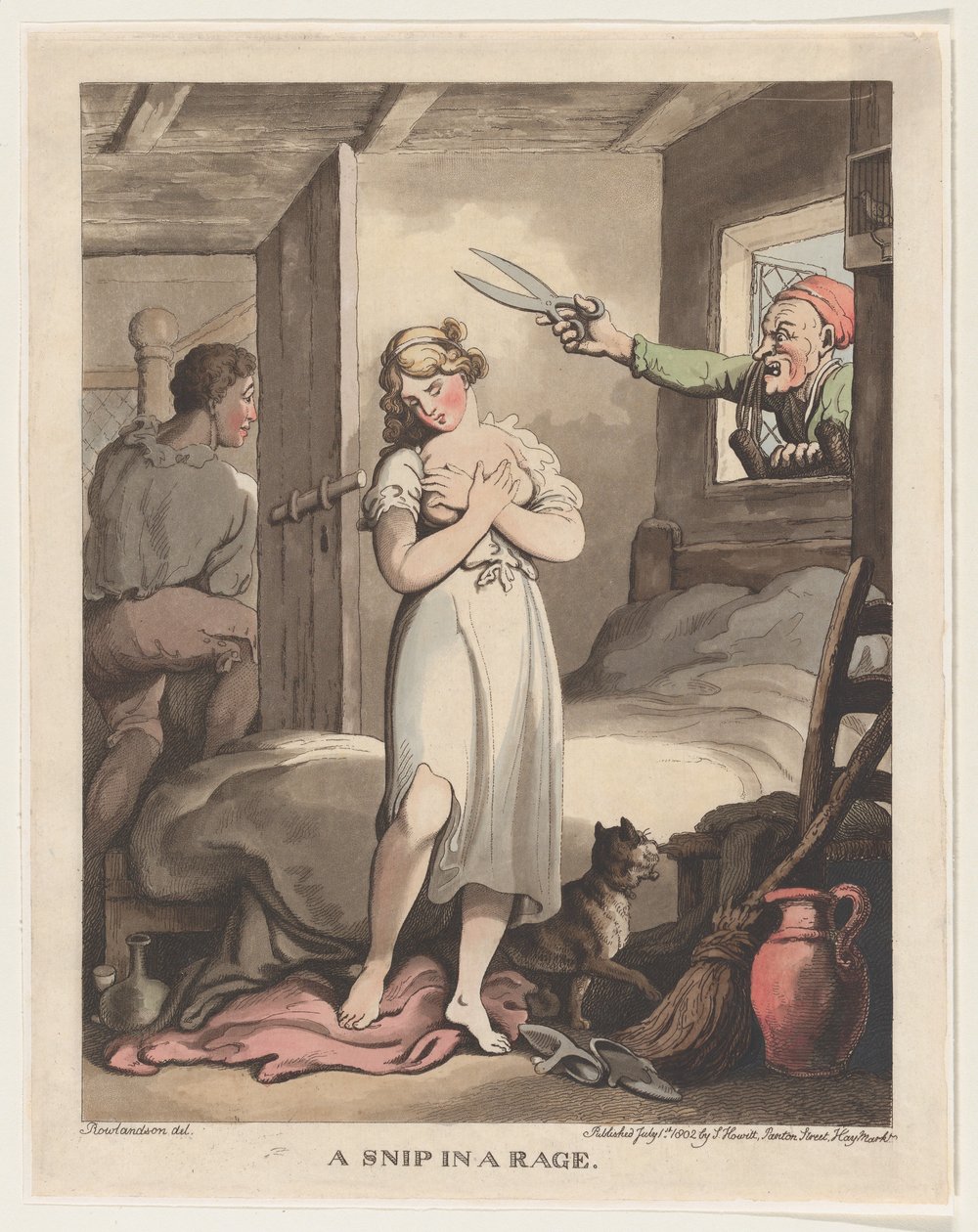 Dühöngő Snip, 1802. július 1., 1802. július 1. alkotó: Thomas Rowlandson