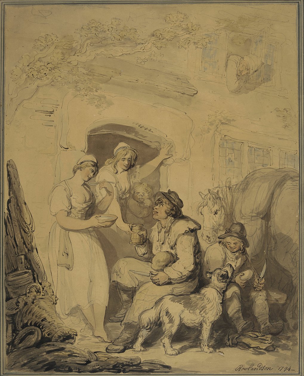 Megállás a fogadóban alkotó: Thomas Rowlandson