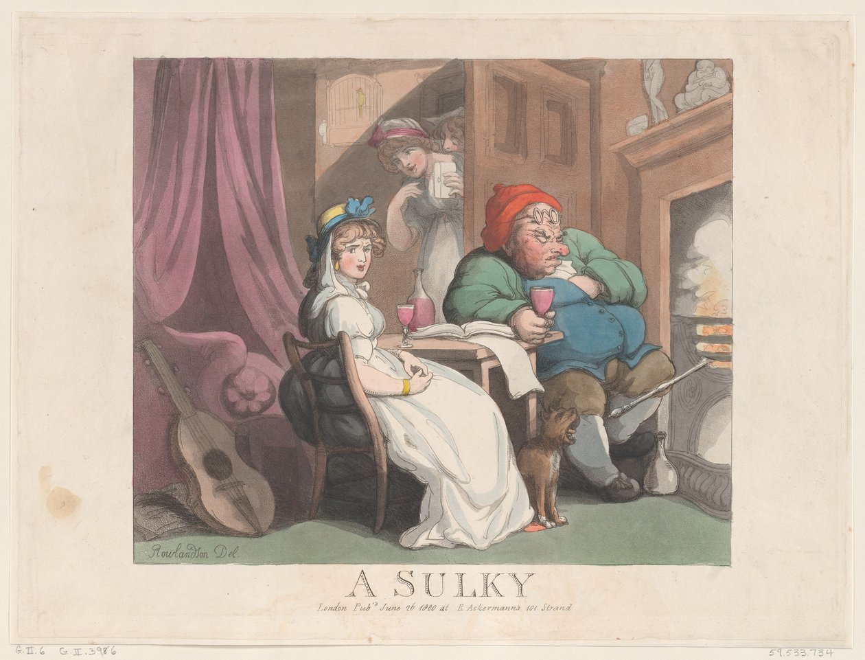 A Sulky, 1800. június 26., 1800. június 26. alkotó: Thomas Rowlandson