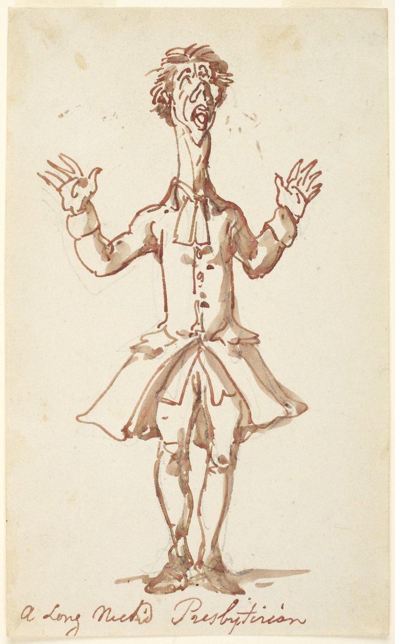 Egy hosszú nyakú presbiteriánus alkotó: Thomas Rowlandson