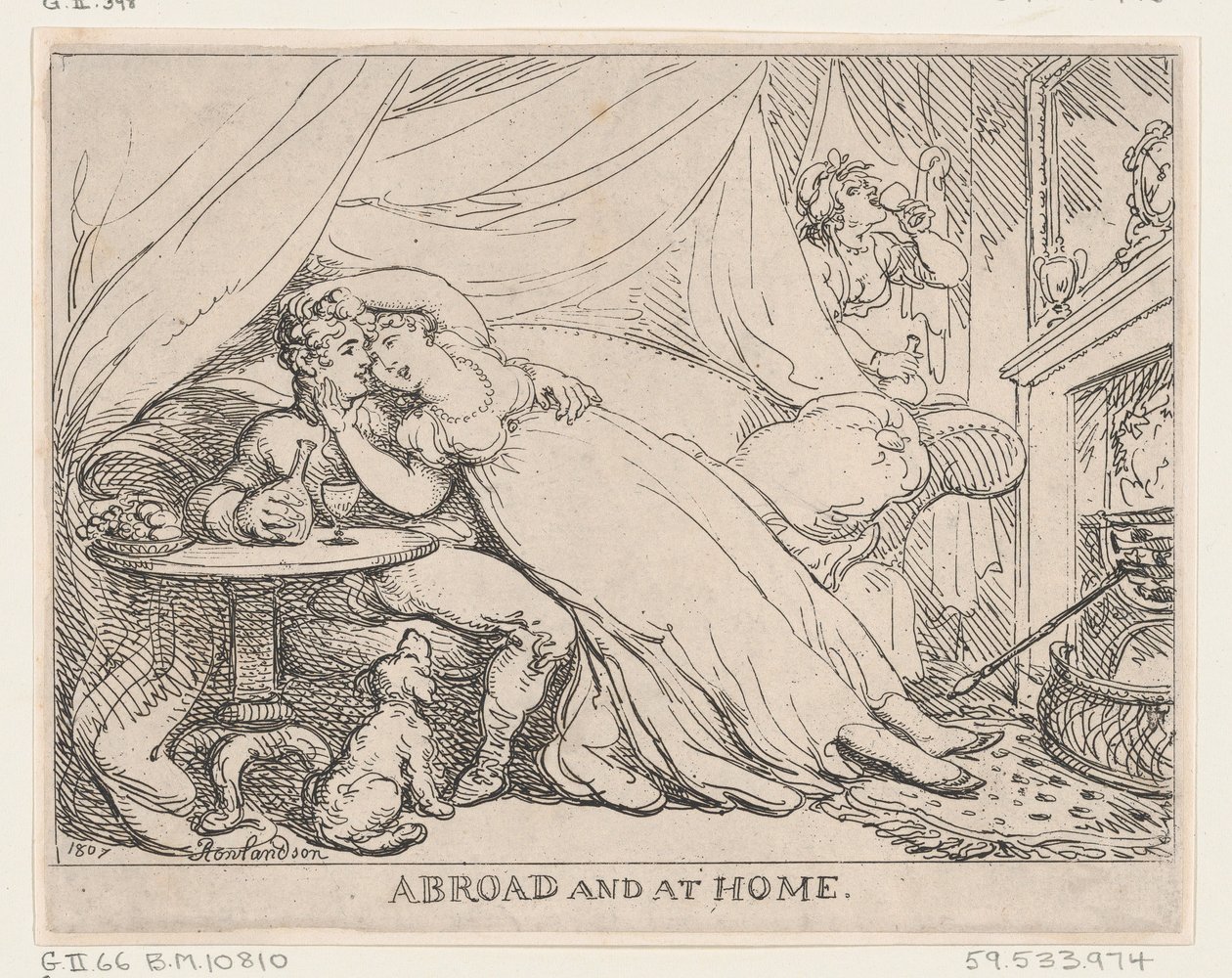 Külföldön és itthon, 1807. február 28., 1807. február 28. alkotó: Thomas Rowlandson