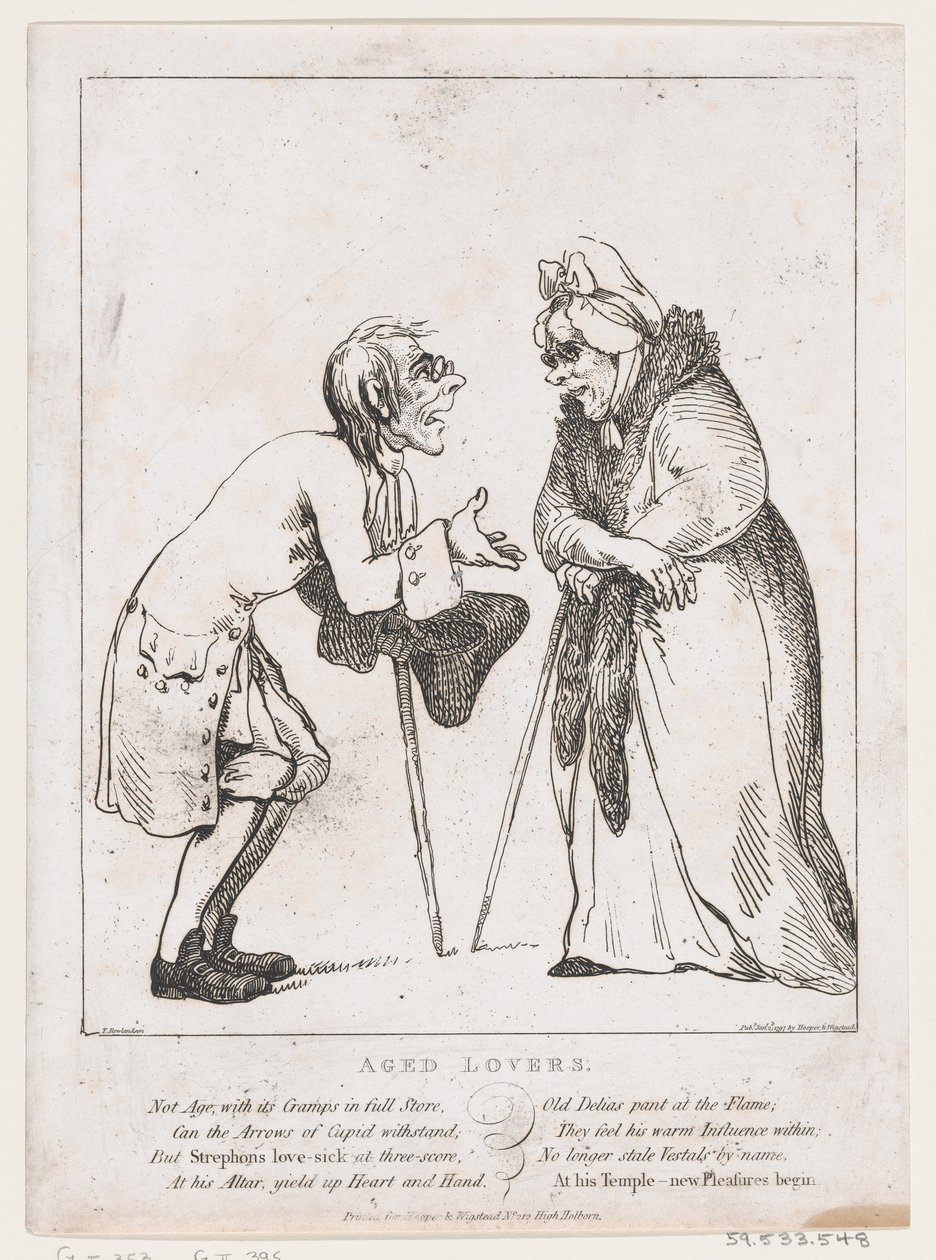 Idős szerelmesek, 1797. január 2., 1797. január 2. alkotó: Thomas Rowlandson