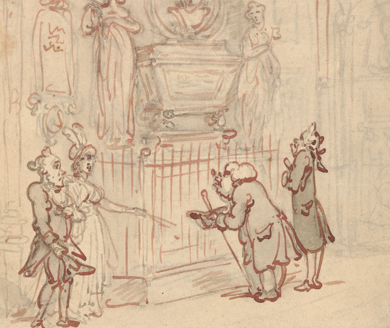 Albumrajz alkotó: Thomas Rowlandson