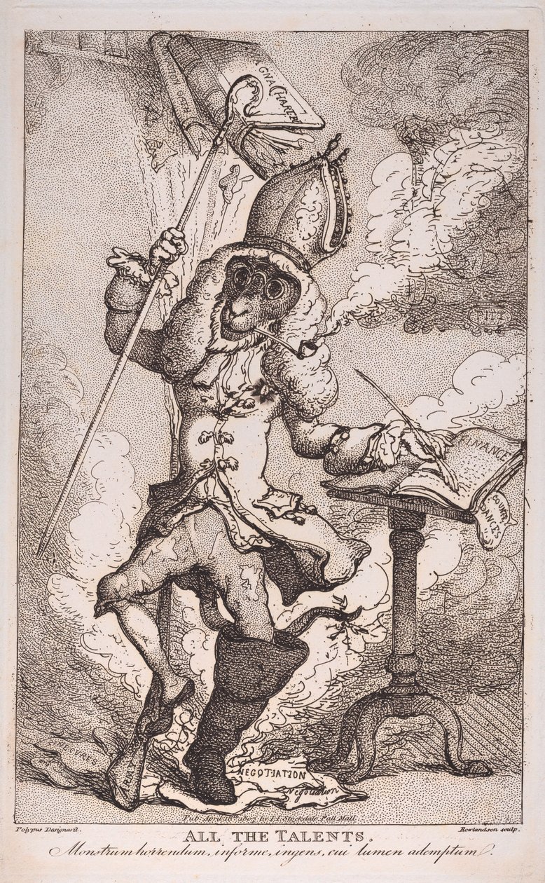 Minden tehetség, 1807. április 18., 1807. április 18. alkotó: Thomas Rowlandson