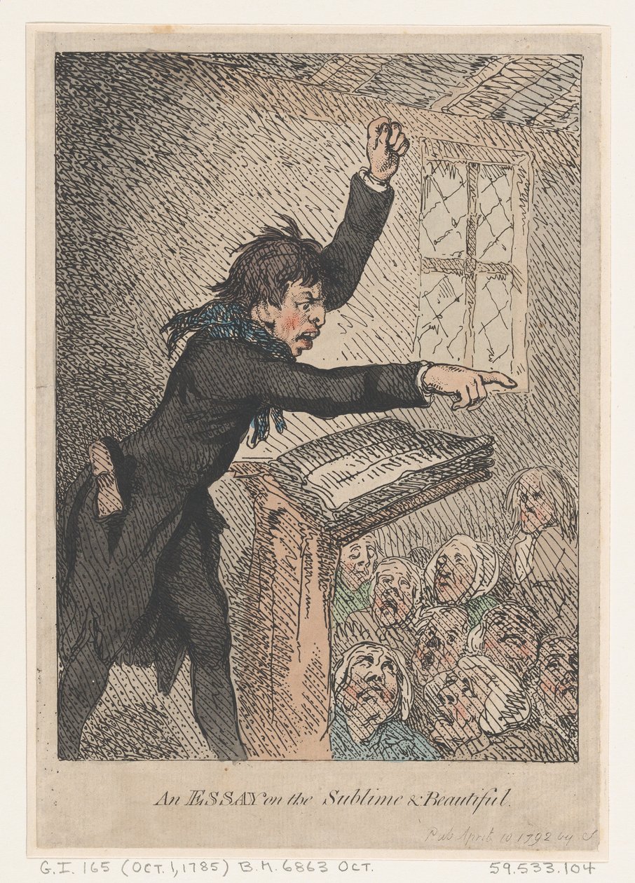 Esszé a magasztosról és szépről, 1792. április 10., 1792. április 10. alkotó: Thomas Rowlandson