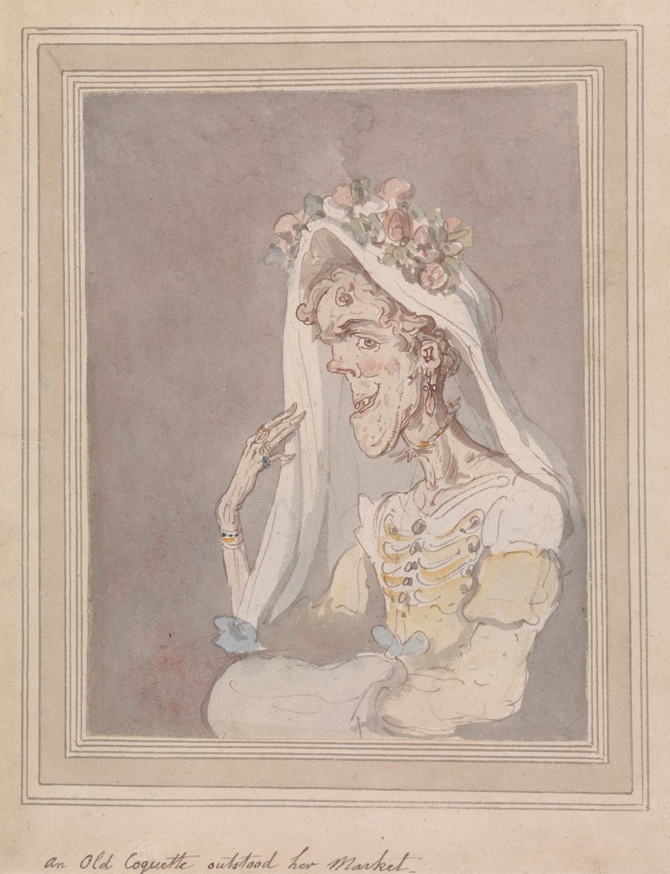 Egy Old Coquette túlszárnyalta a piacát alkotó: Thomas Rowlandson