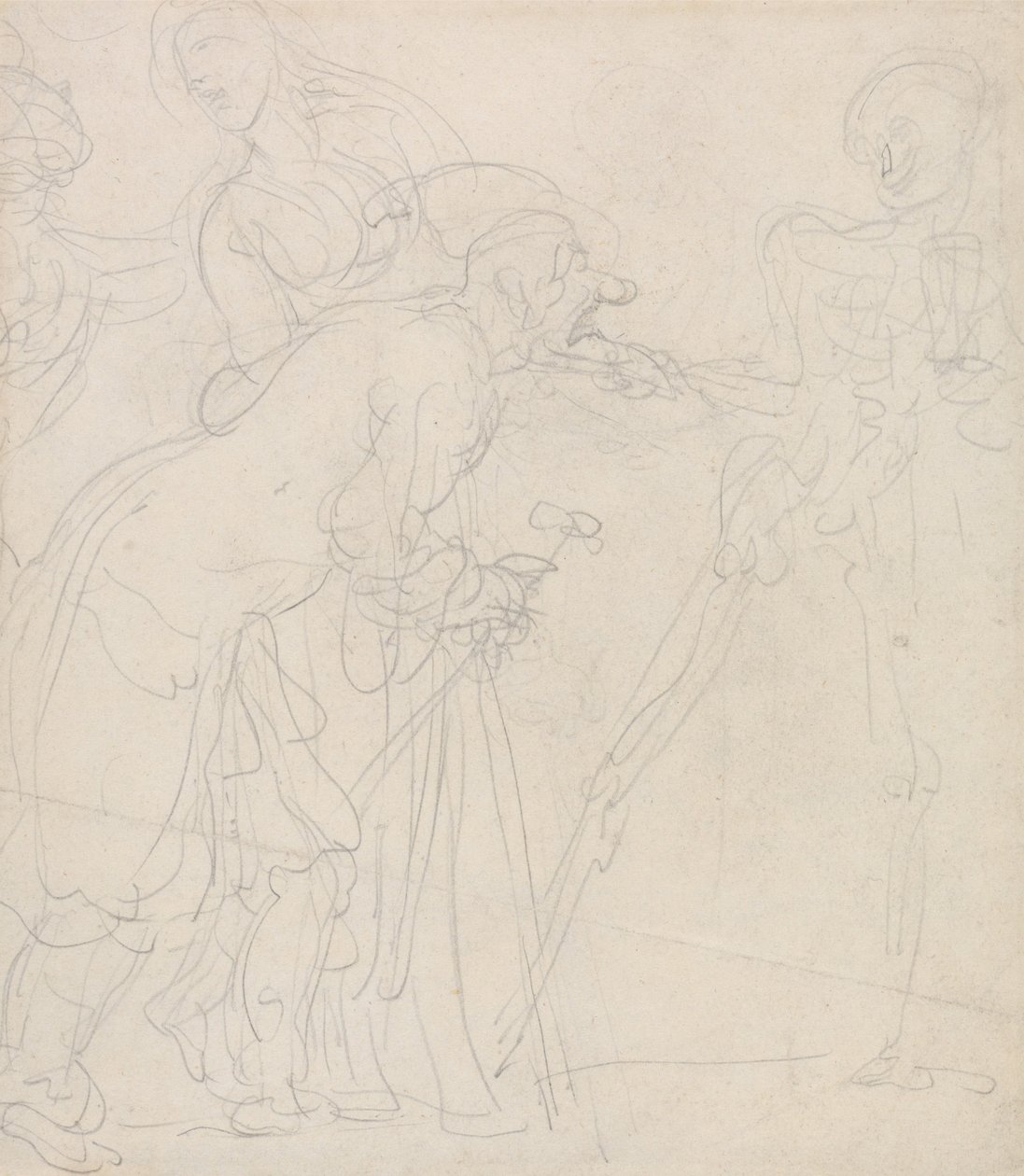 A halál által gúnyolt öregember alkotó: Thomas Rowlandson