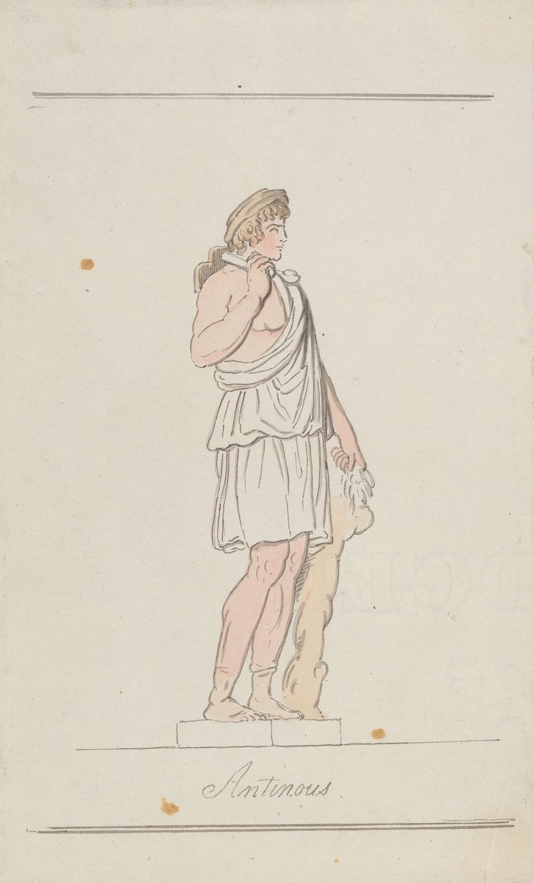 Antinoosz mint Ariszteusz alkotó: Thomas Rowlandson
