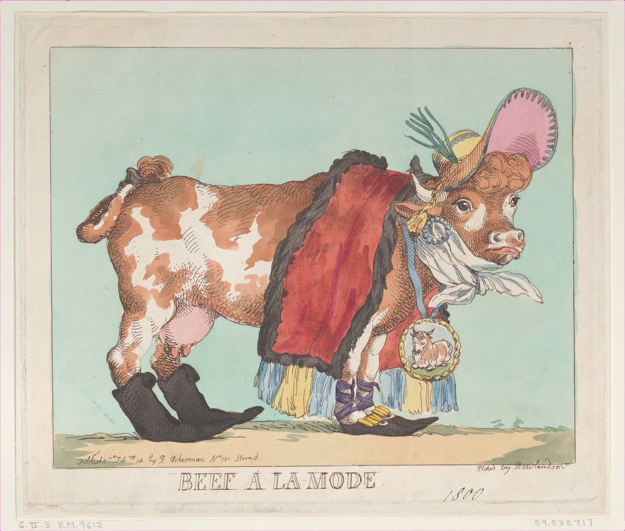 Marha à la Mode, 1800. február 14., 1800. február 14. alkotó: Thomas Rowlandson
