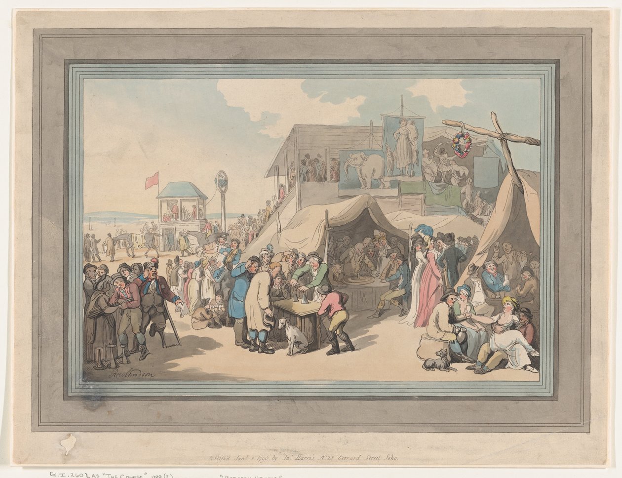 Melegek között [The Course], 1798. január 1., 1798. január 1. alkotó: Thomas Rowlandson