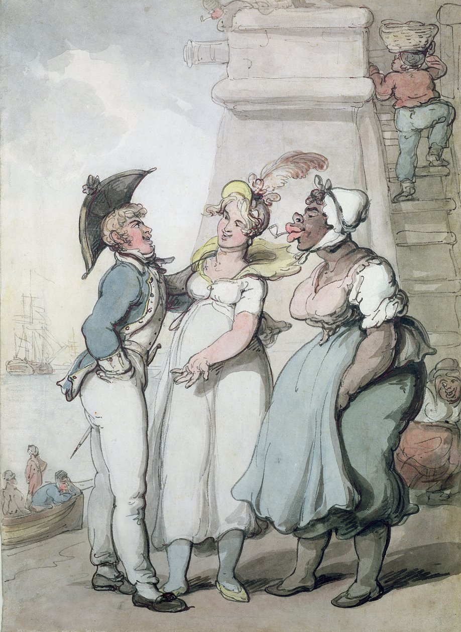 Black Magic (tinta és wc papíron) alkotó: Thomas Rowlandson