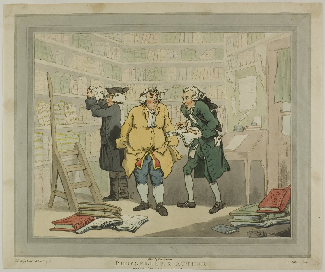 Könyvkiadó és szerző alkotó: Thomas Rowlandson
