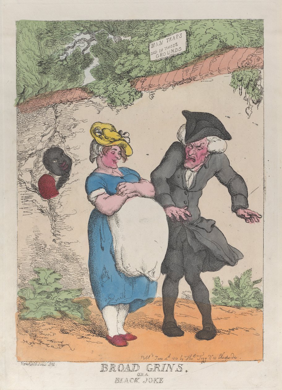 Széles vigyor, avagy fekete vicc, 1812. június 4., 1812. június 4. alkotó: Thomas Rowlandson