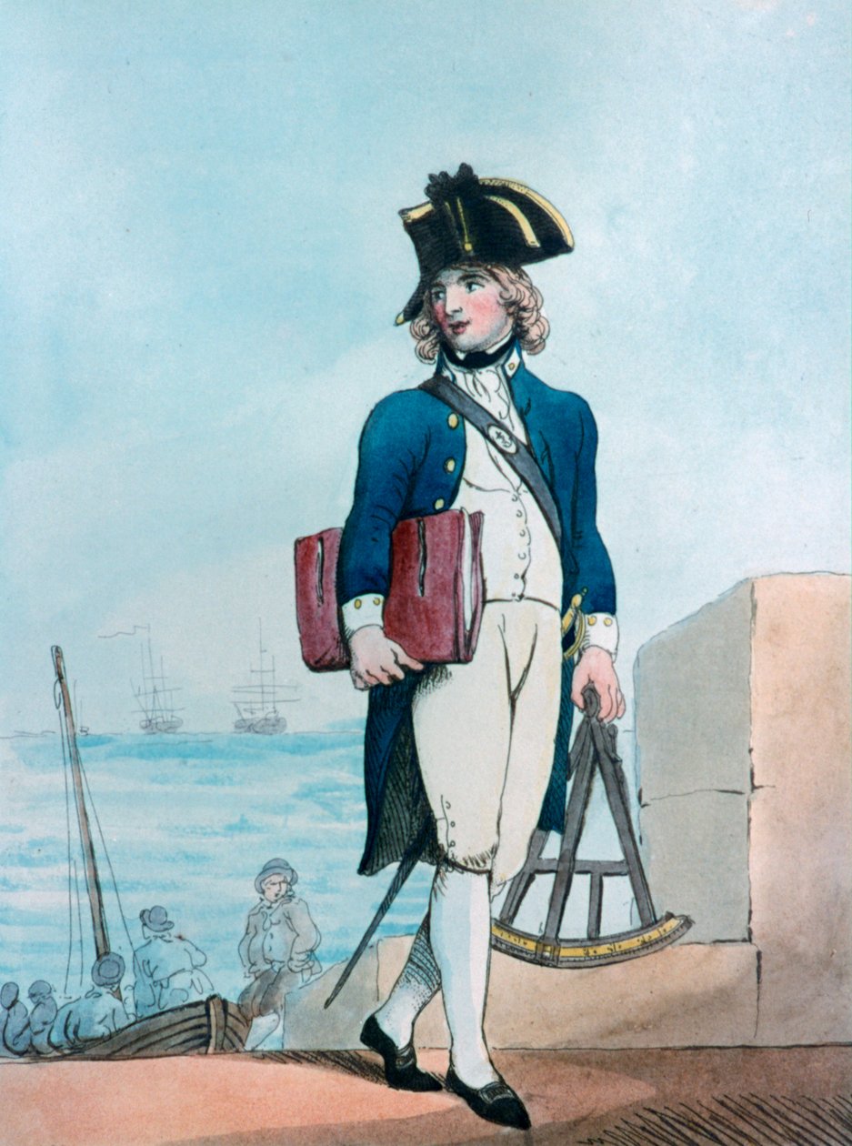 A tengerészgyalogság jelöltje, 1799 alkotó: Thomas Rowlandson