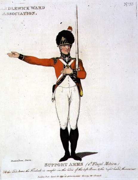 Candlewick Ward Association, 73-as tábla a „London és környéke Loyal Volunteers”-től alkotó: Thomas Rowlandson