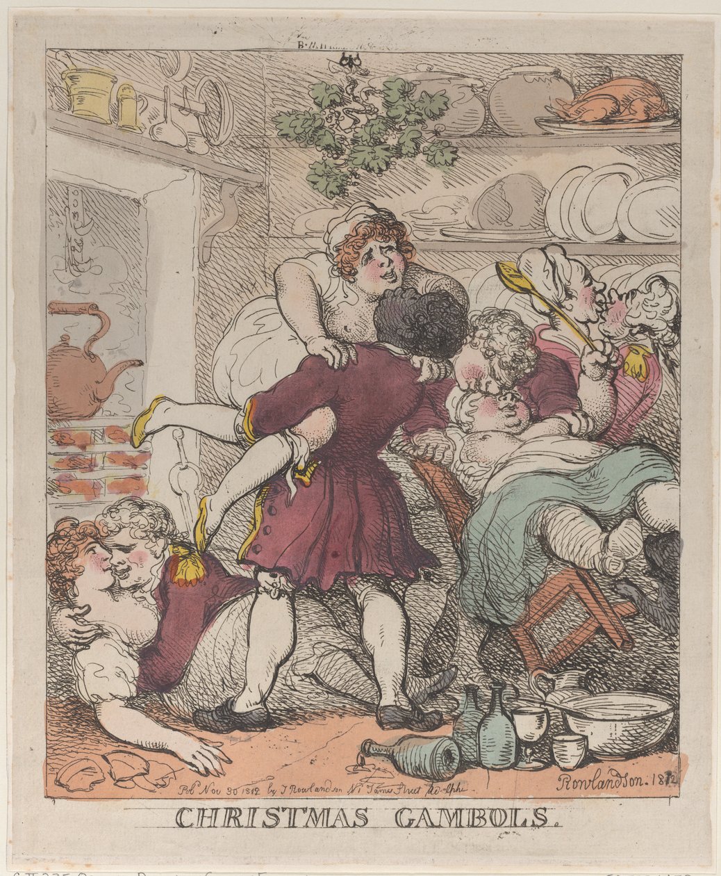 Karácsonyi Gambols, 1812. november 30., 1812. november 30. alkotó: Thomas Rowlandson