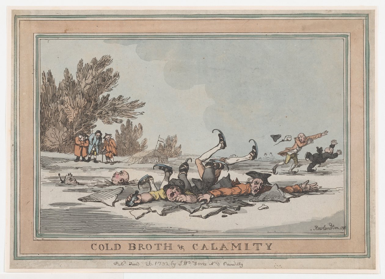 Cold Broth & Calamity, 1792. január 26., 1792. január 26. alkotó: Thomas Rowlandson