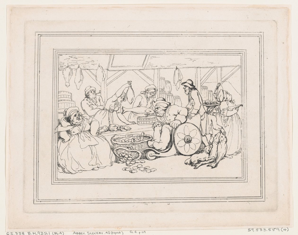 A fürdő kényelmei, 4. táblakép alkotó: Thomas Rowlandson