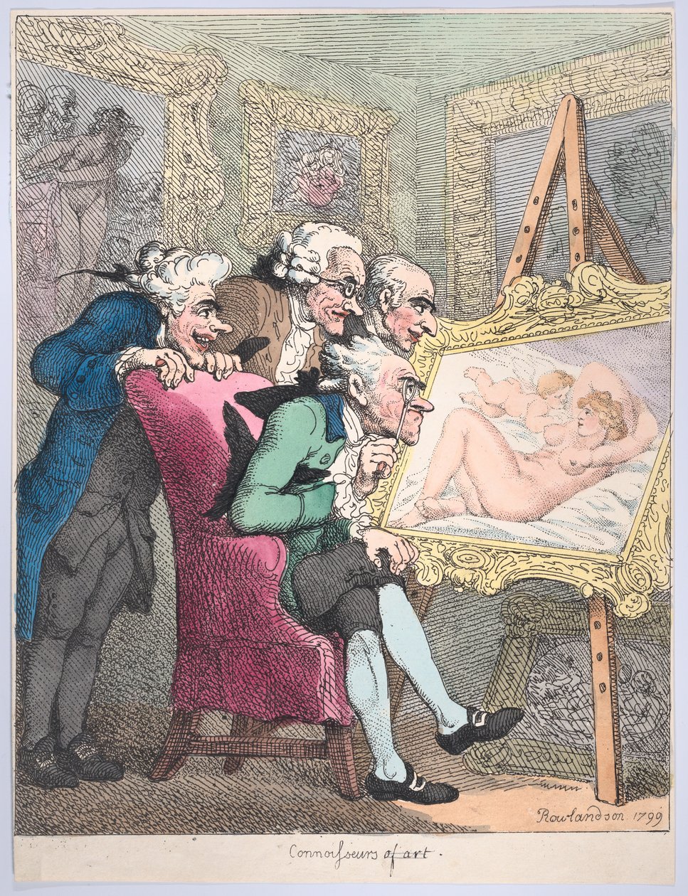 Ínyencek, 1799. június 20., 1799. június 20. alkotó: Thomas Rowlandson