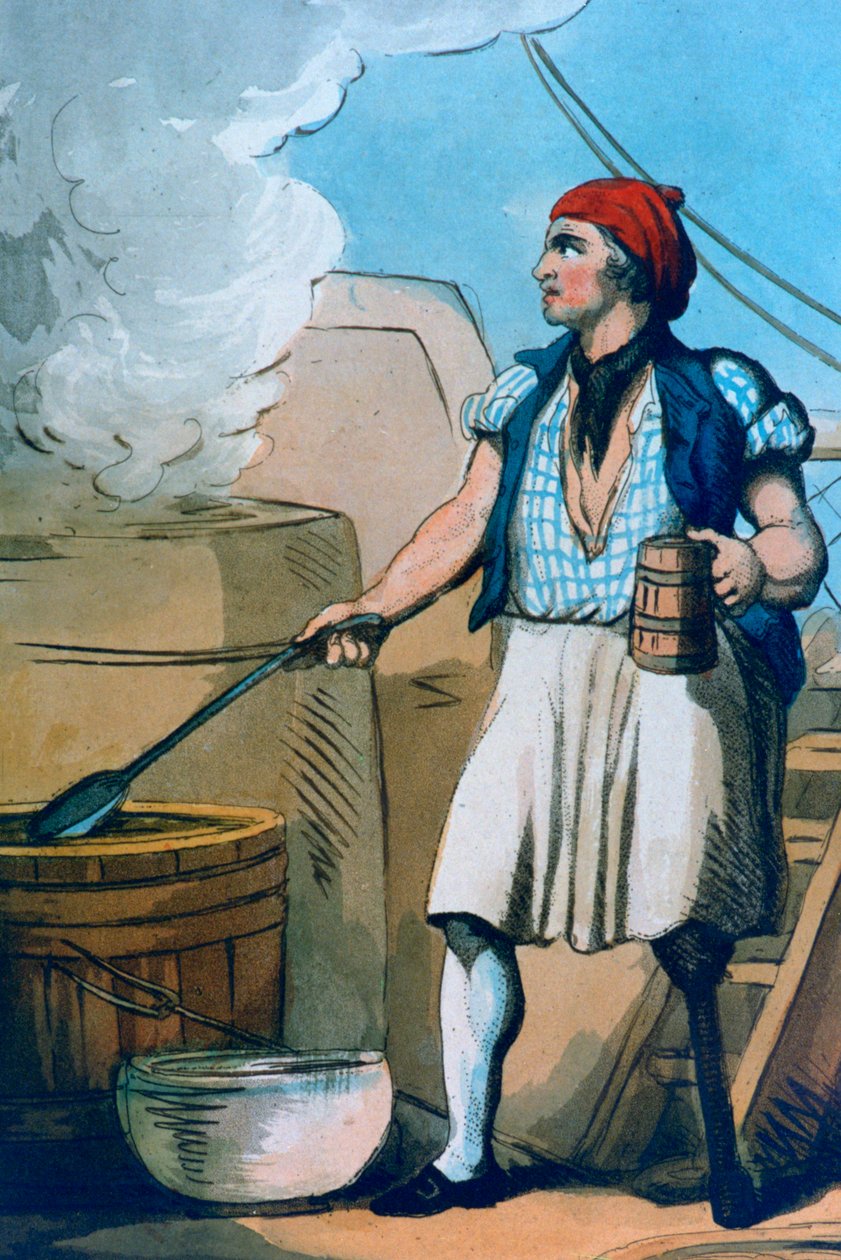 Szakács, 1799 alkotó: Thomas Rowlandson
