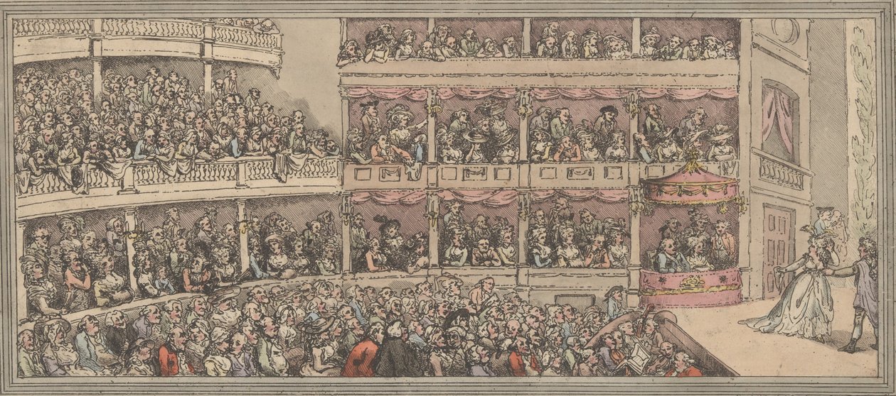 Covent Garden Színház, 1792., 1792. alkotó: Thomas Rowlandson