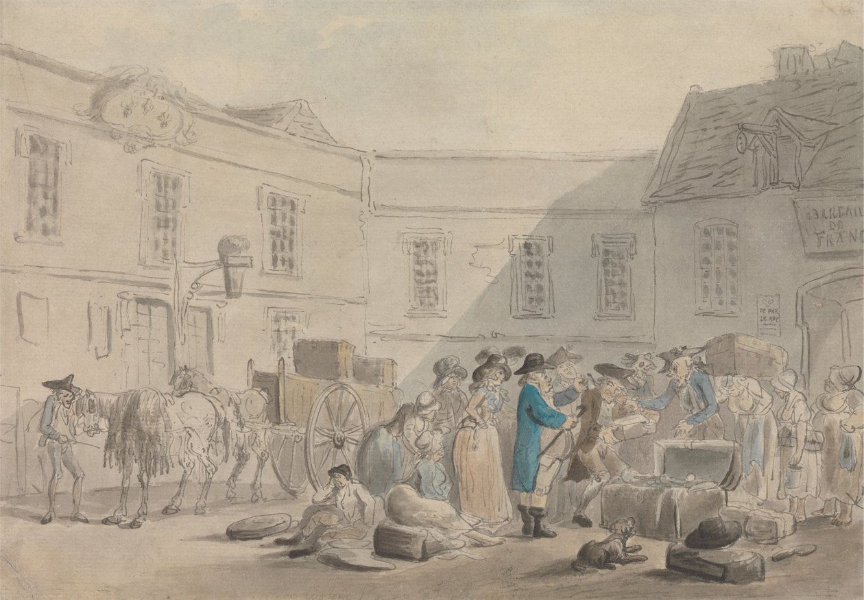 Boulogne-i vámház alkotó: Thomas Rowlandson