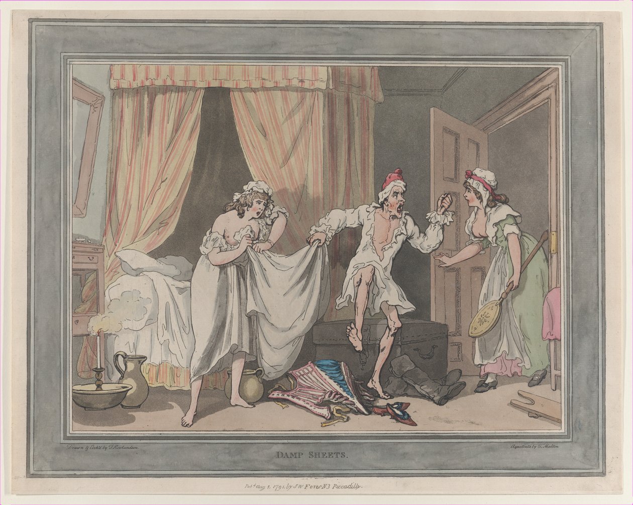 Nedves lapok, 1791. augusztus 1., 1791. augusztus 1 alkotó: Thomas Rowlandson