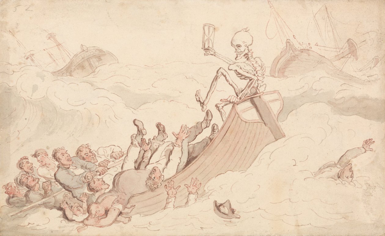 A halálból lett pilóta alkotó: Thomas Rowlandson