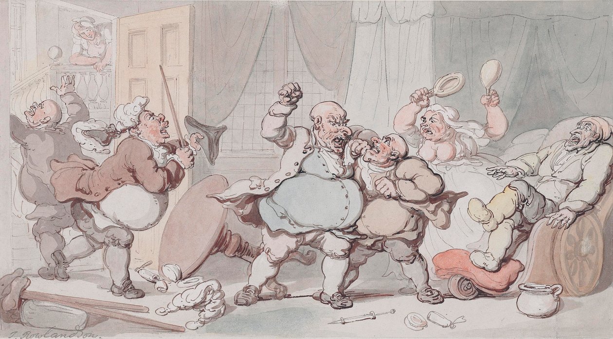 Az orvosok különböznek alkotó: Thomas Rowlandson