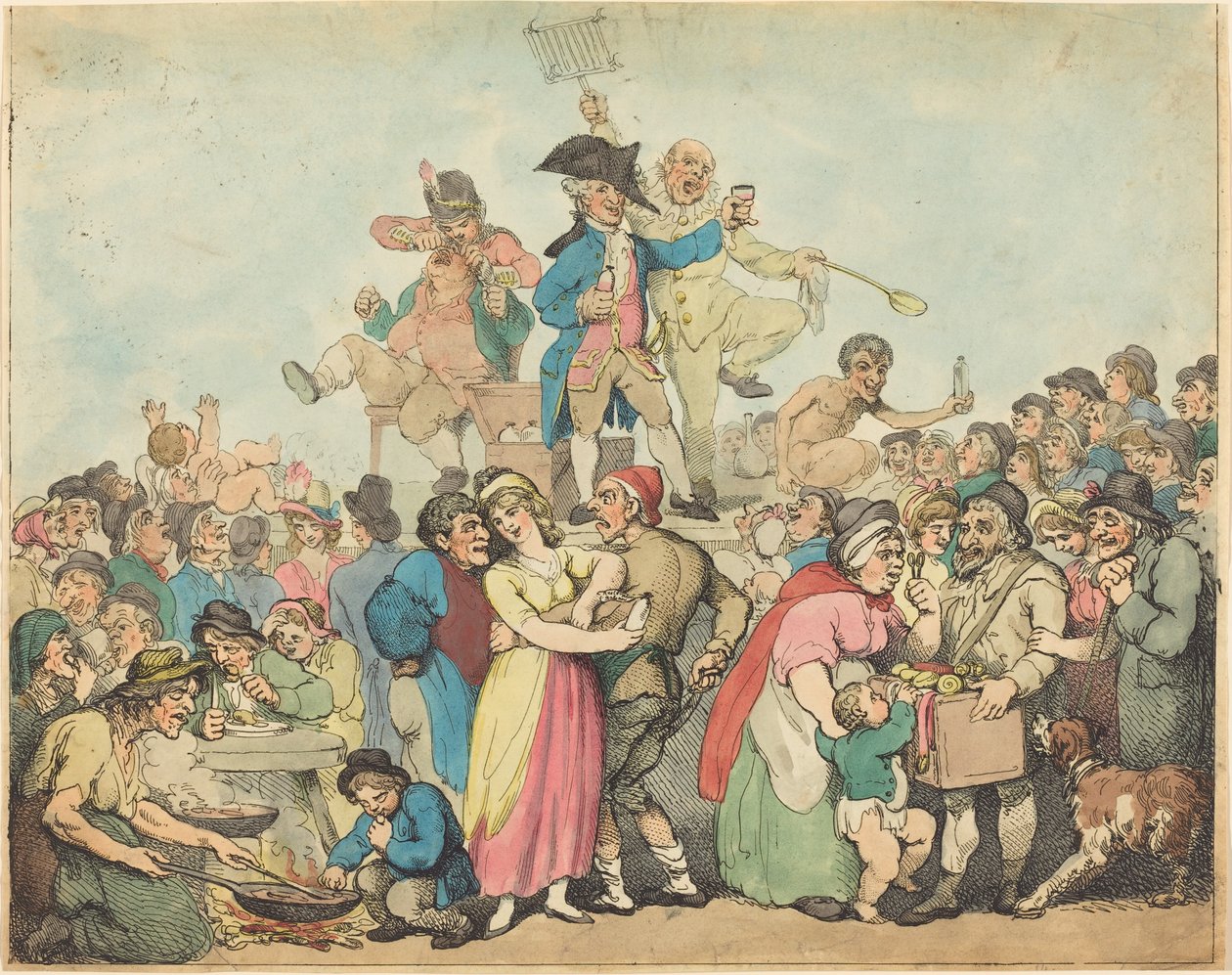 Dr. Botherum, a Mountebank alkotó: Thomas Rowlandson