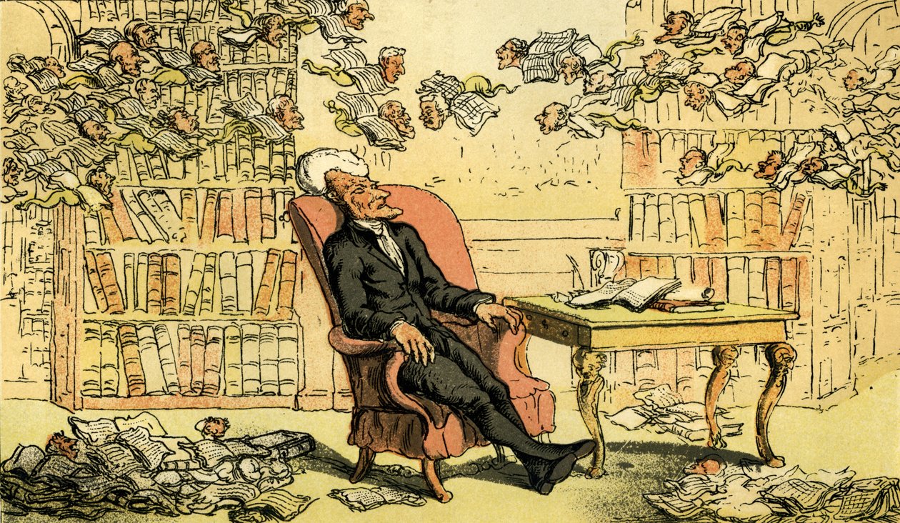 "Dr. Syntax – az orvos álma" alkotó: Thomas Rowlandson