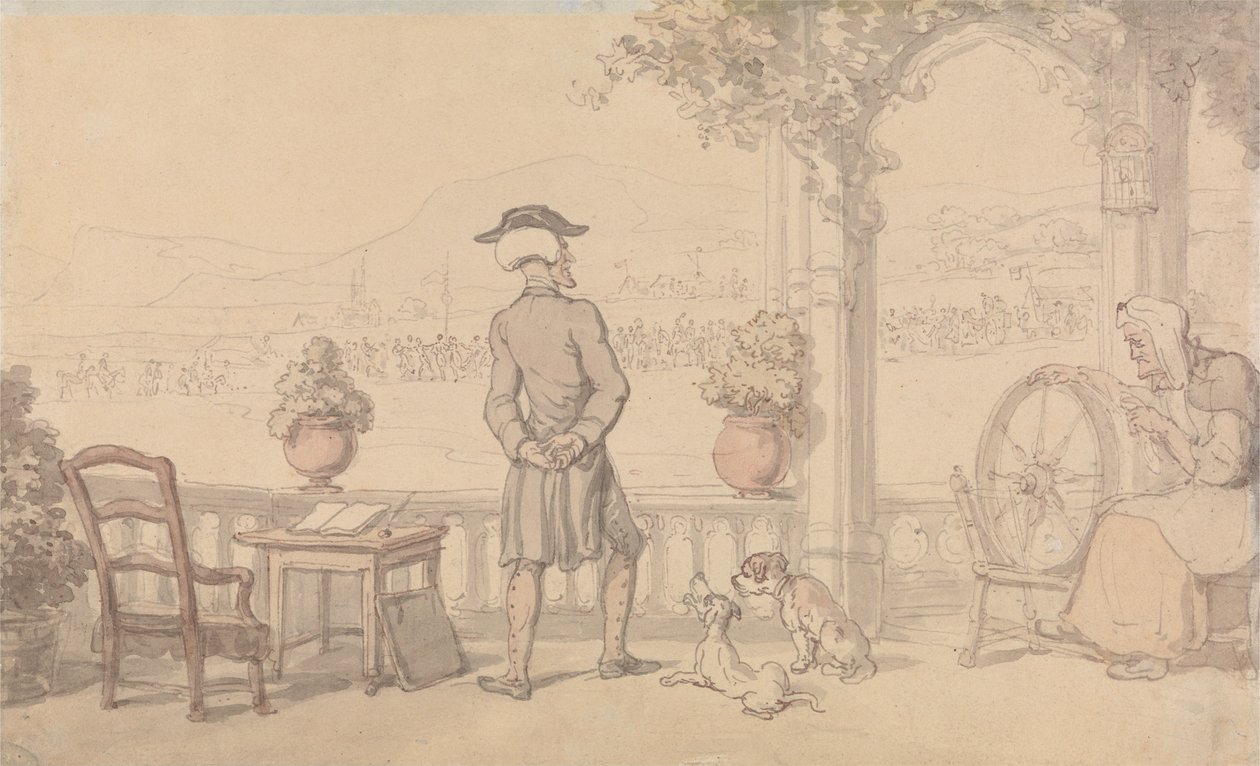 Dr. Syntax monológja alkotó: Thomas Rowlandson
