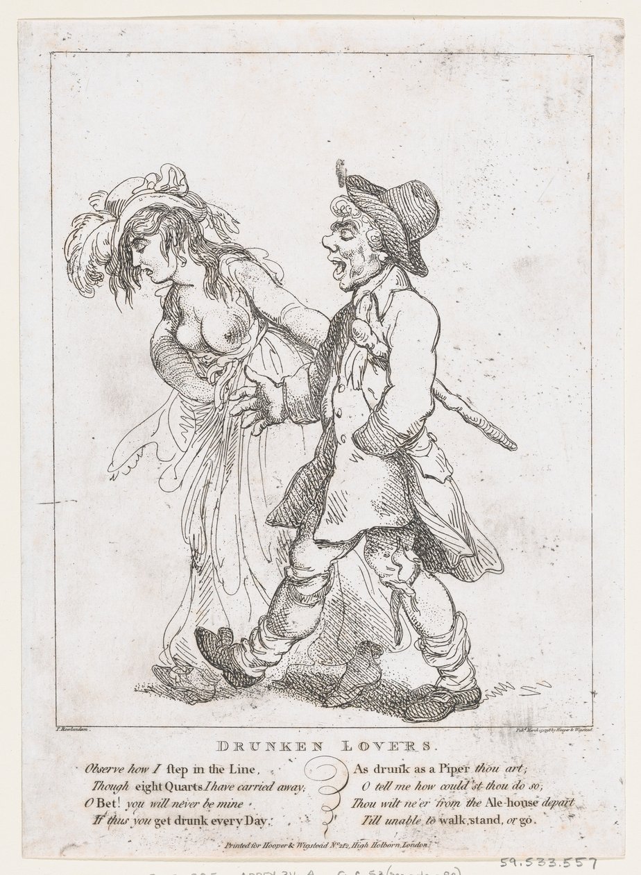 Részeg szerelmesek, 1798. március 15., 1798. március 15. alkotó: Thomas Rowlandson