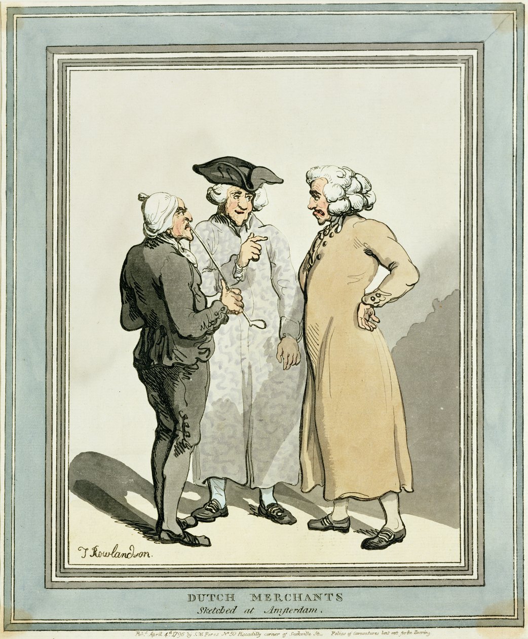holland kereskedők alkotó: Thomas Rowlandson
