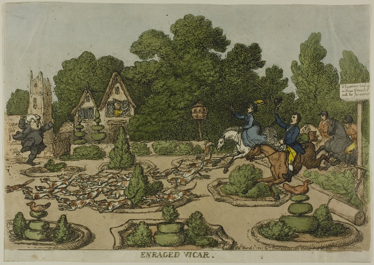 Feldühödött vikárius, az emberi élet nyomorúságából alkotó: Thomas Rowlandson